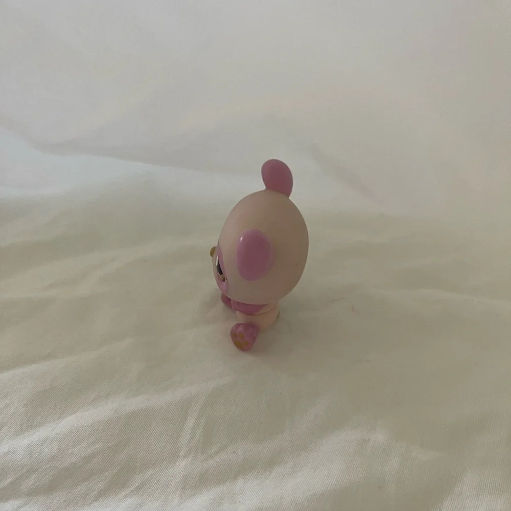 LPS Pink PANDA BEAR #899 Brown Eyes Authentic Littlest Pet Shop LPS